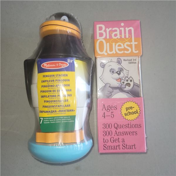 Meliisa & Doug Penguin Stacker & Brain Quest Toy