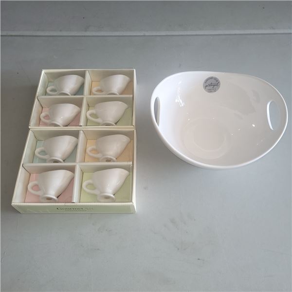 8 Pack Gourmet Art Personal Gravy Bowls & Handcrafted in Portugal Serving Bowl