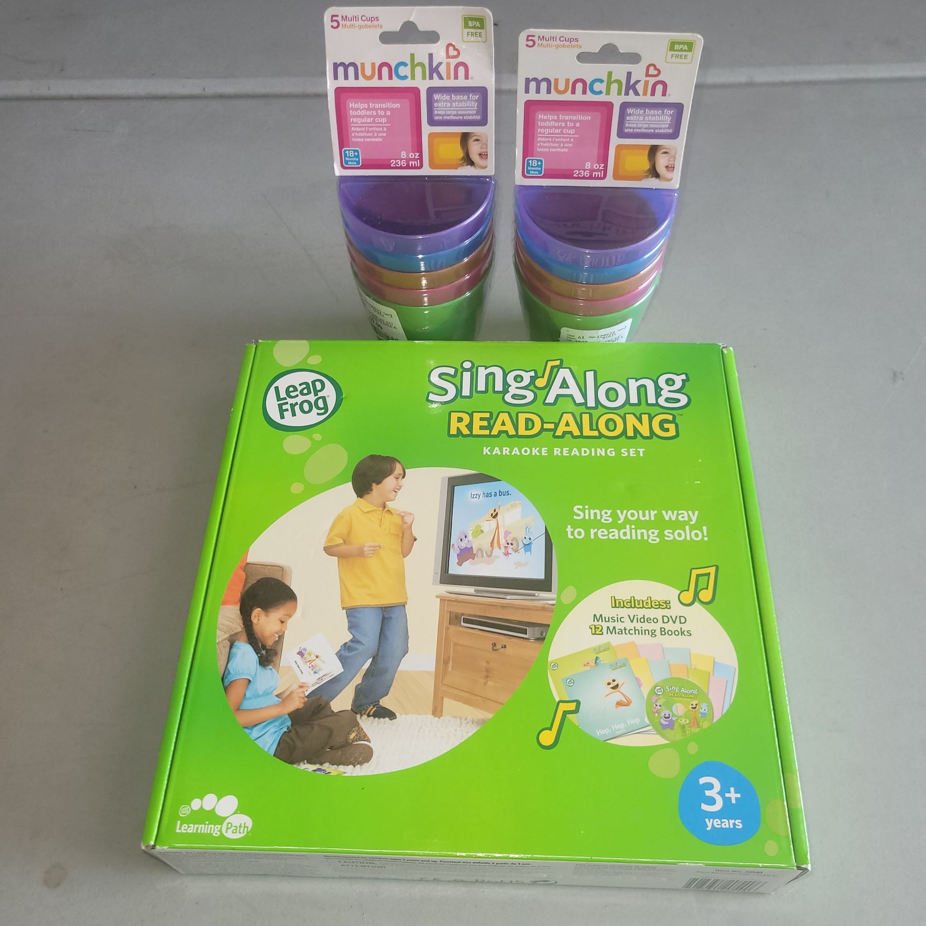 Childrens Lot Leap Frog Sing Along ReadAlong, 2x Munchkin 5
