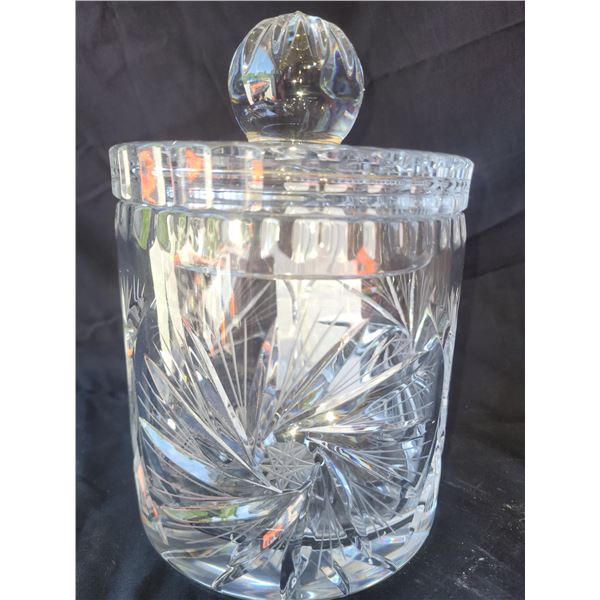 Crystal Buscuit Barrel A