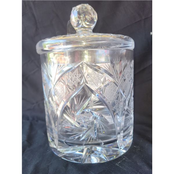 Crystal Buscuit Barrel A