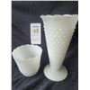 Image 1 : Fenton Hobnail Milkglass A