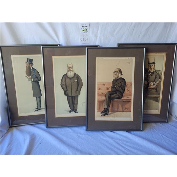 Framed Vanity Fair Prints B