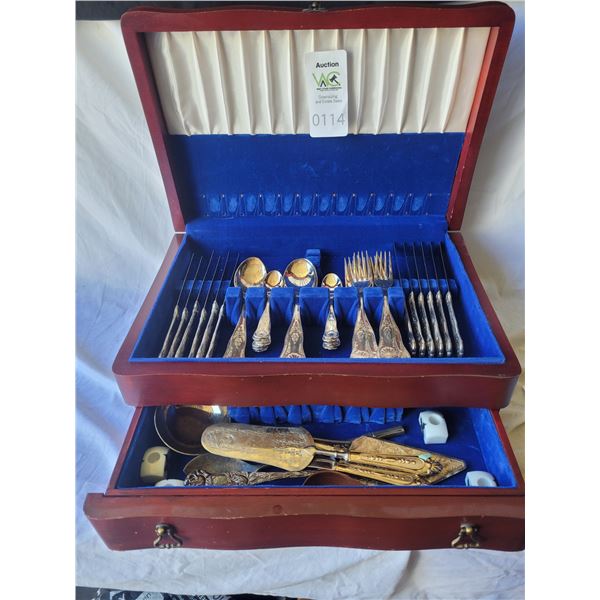 Canteen of Silver Plated Cutlery B