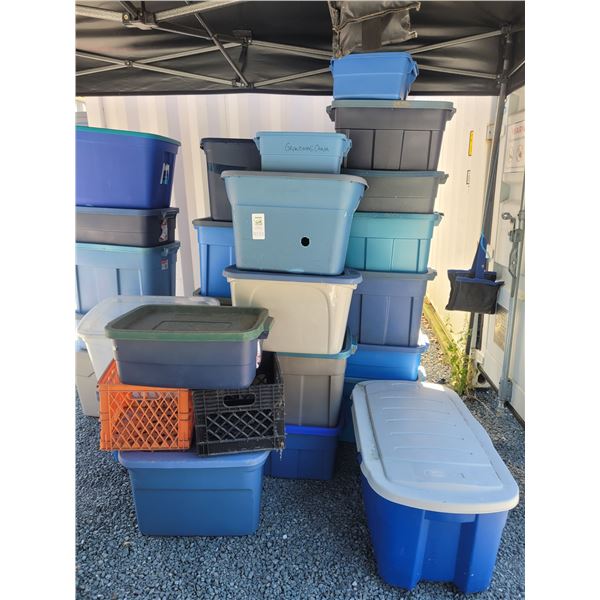 Rubbermaid & Other Totes C