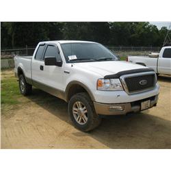 2005 FORD F150 4X4 EXTENDED CAB PICKUP