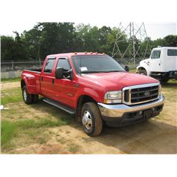2003 FORD F350 CREW CAB DUALLY