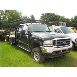 2003 FORD F350 S/A 4X4 FLATBED