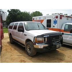 2000 FORD EXCURSION SUV