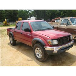 2002 TOYOTA 4X4 CREWCAB PICKUP