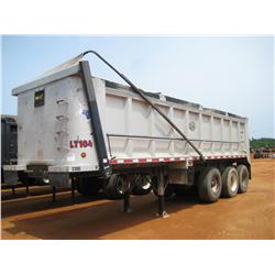 1996 MAC 28' TRI-AXLE ALUMINUM DUMP TRAILER