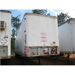 1991 FRUEHAUF 53' VAN TRAILER