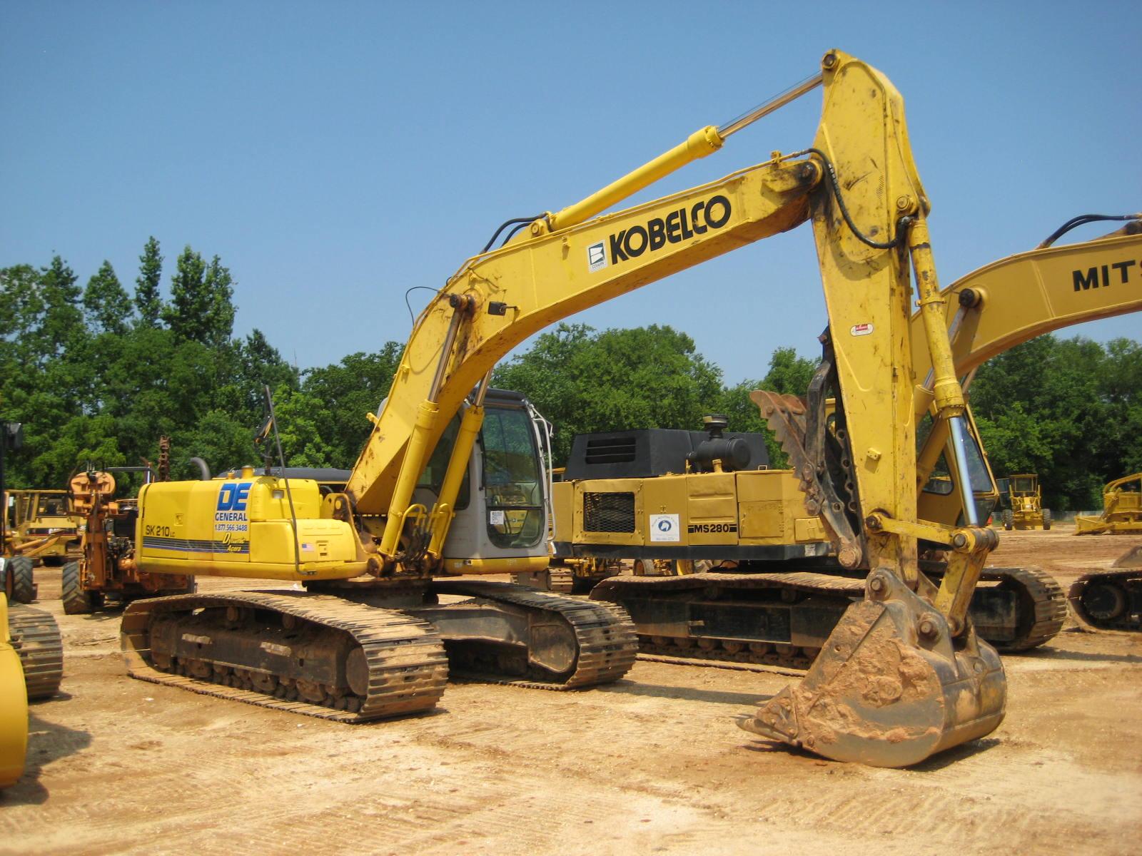 KOBELCO SK210LC HYDRAULIC EXCAVATOR - J.M. Wood Auction ...