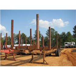 1990 PITTS 4 BOLSTER LOG TRAILER