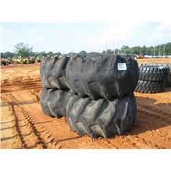 (1) LOT 4 67X34.00-25 TIRES & WHEELS