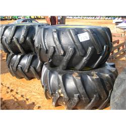 (4) 28L-26 TIRES W/WHEELS