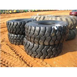 (4) 23.5R-25 TIRES