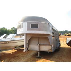 SHOPBUILT 16' GOOSENECK STOCK TRAILER