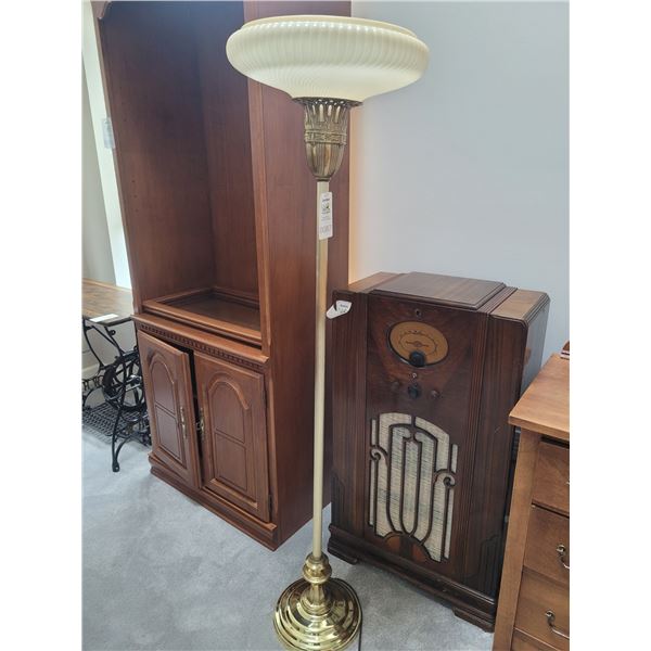 Vintage Brass Floor Lamp C
