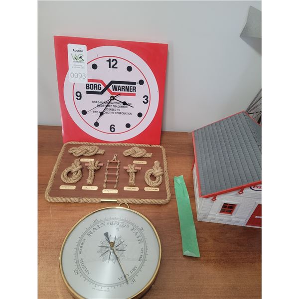 Clock, Barometer, Knot Collection A