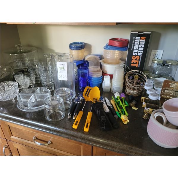 Glassware, Kitchenwares A