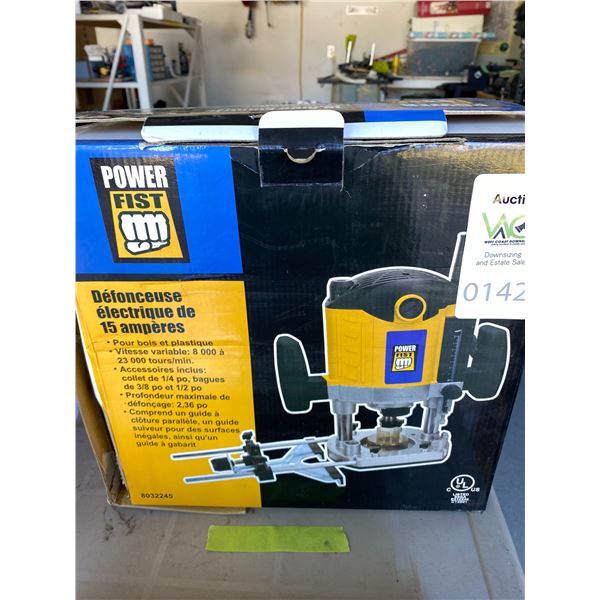 Power Fist Electric Plunge Router A