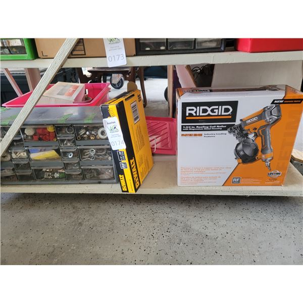 Rigid Roofing Coil Nailer, Nails, Hardware A