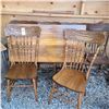 Image 1 : Antique Table & Chairs C