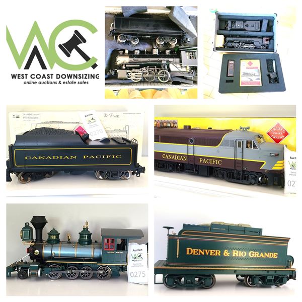 Model Trains See Individual Lots For Bidding