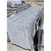 Image 1 : ONSITE: LOT OF 17 BIANCO WHITE GRANITE SLABS
