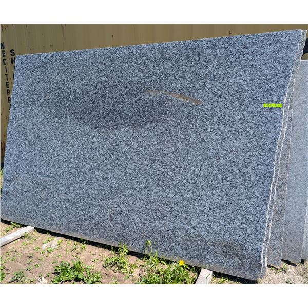 ONSITE: LARGE WHITE AND BLACK GRANITE SLAB W/ TWO