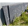 Image 1 : ONSITE: LOT OF 4 GRAY AND WHITE GRANITE SLABS