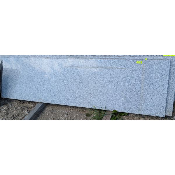 ONSITE: WHITE GRANITE SLAB W/ BLACK SPECKLES