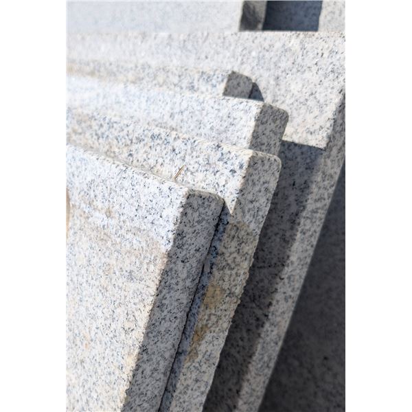 ONSITE: WHITE GRANITE SLAB W/ GREY SPECKLES