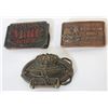 Image 1 : THREE BELT BUCKLES BRASS+COPPER