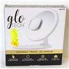 Image 1 : NEW GLO TECH FOLDABLE TRAVEL LED MIRROR W/