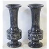Image 1 : 2 HEAVY STONE GREECE GREEK VASES VINTAGE