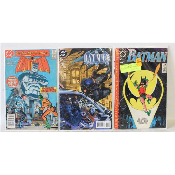 DC BATMAN 3 COMICS #555 AND MORE