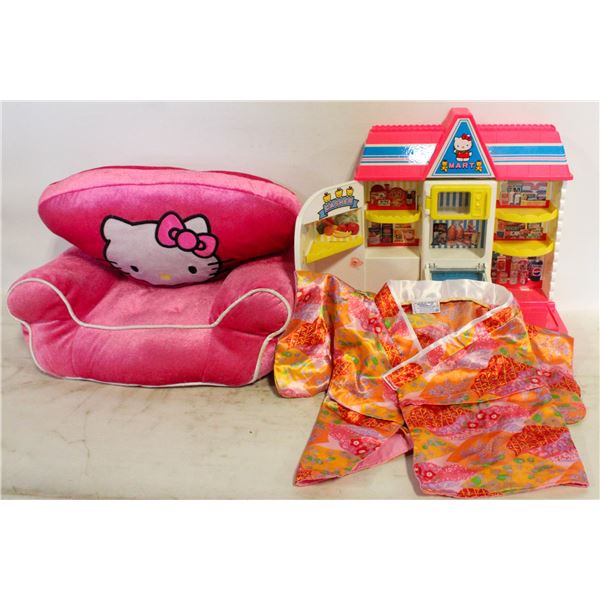 HELLO KITTY AND KIMONO TOY LOT