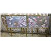 Image 1 : VINTAGE TV TABLE SET FLOWER MOTTIFS