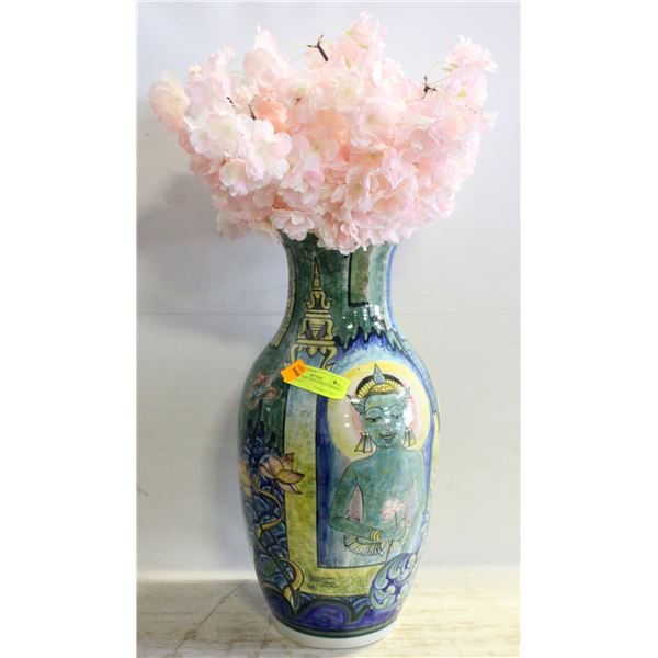 ARTIST VASE HINDI HUNDI INDIAN GOD H-18.5"