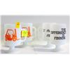 Image 1 : FINNING PEDESTAL MILK GLASS MUGS SET OF 4