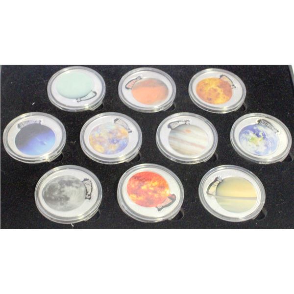 PLANET COIN 10 PIECE SET WITH BOX
