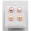Image 1 : #280- NATURAL AKOYA PEARL EARRING 2 SET