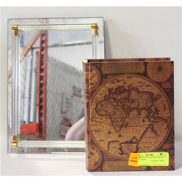 BOOK WORLD OF OF MAP HIDDEN SECRET BOOK