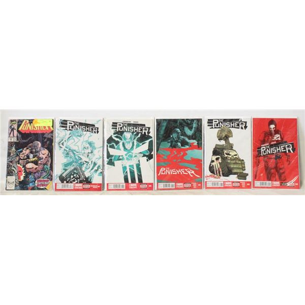PUNISHER COMIC LOT (6)