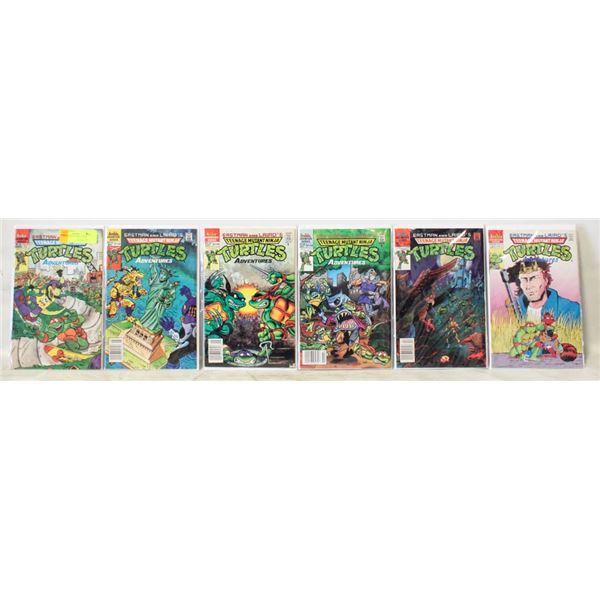 TMNT MID-RUN COMIC LOT (6)