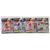 Image 1 : POWER RANGER FIGURES RED, BLUE, PINK AND
