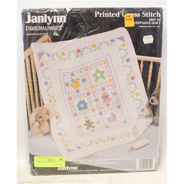 PRINTED CROSS STITCH