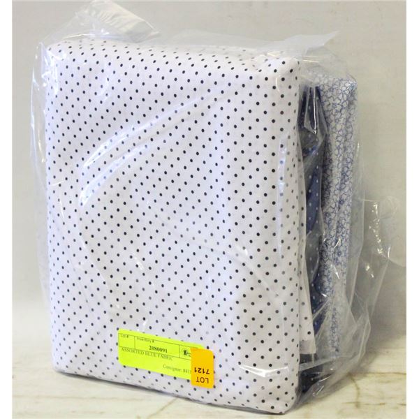 ASSORTED BLUE FABRIC